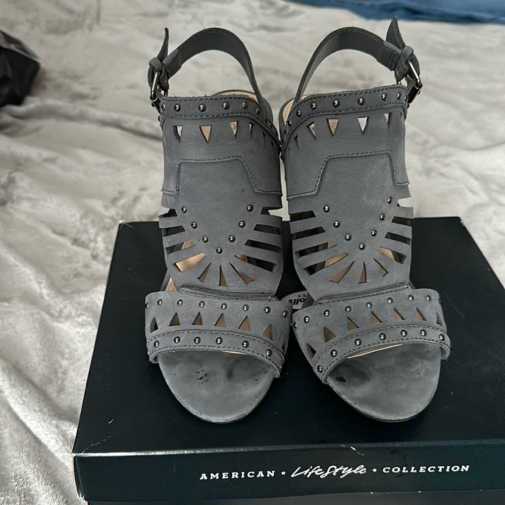 Vince Camuto Suede Studded Booties